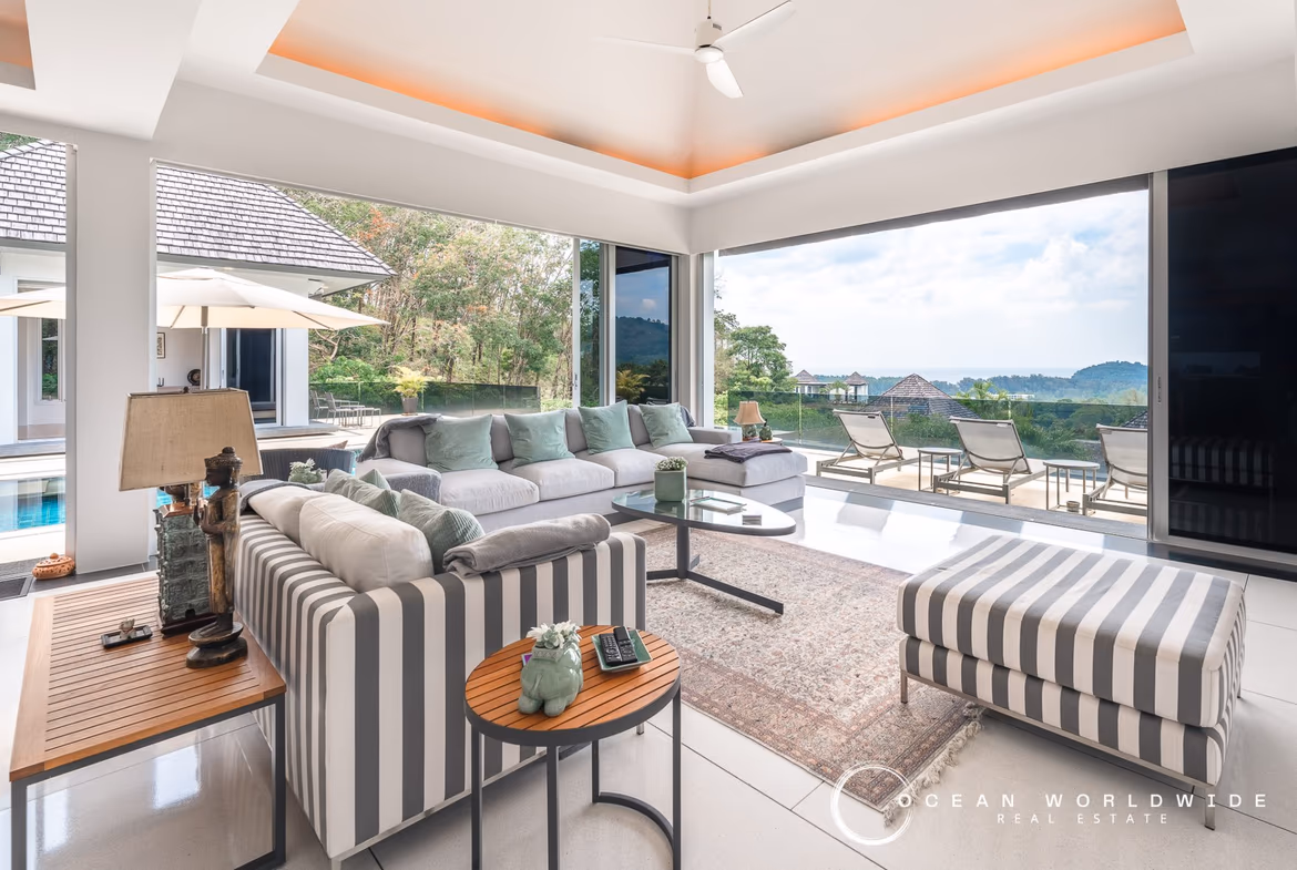 ELEVATED HILLSIDE OCEAN VIEW VILLA, LAYAN BEACH — photo 5