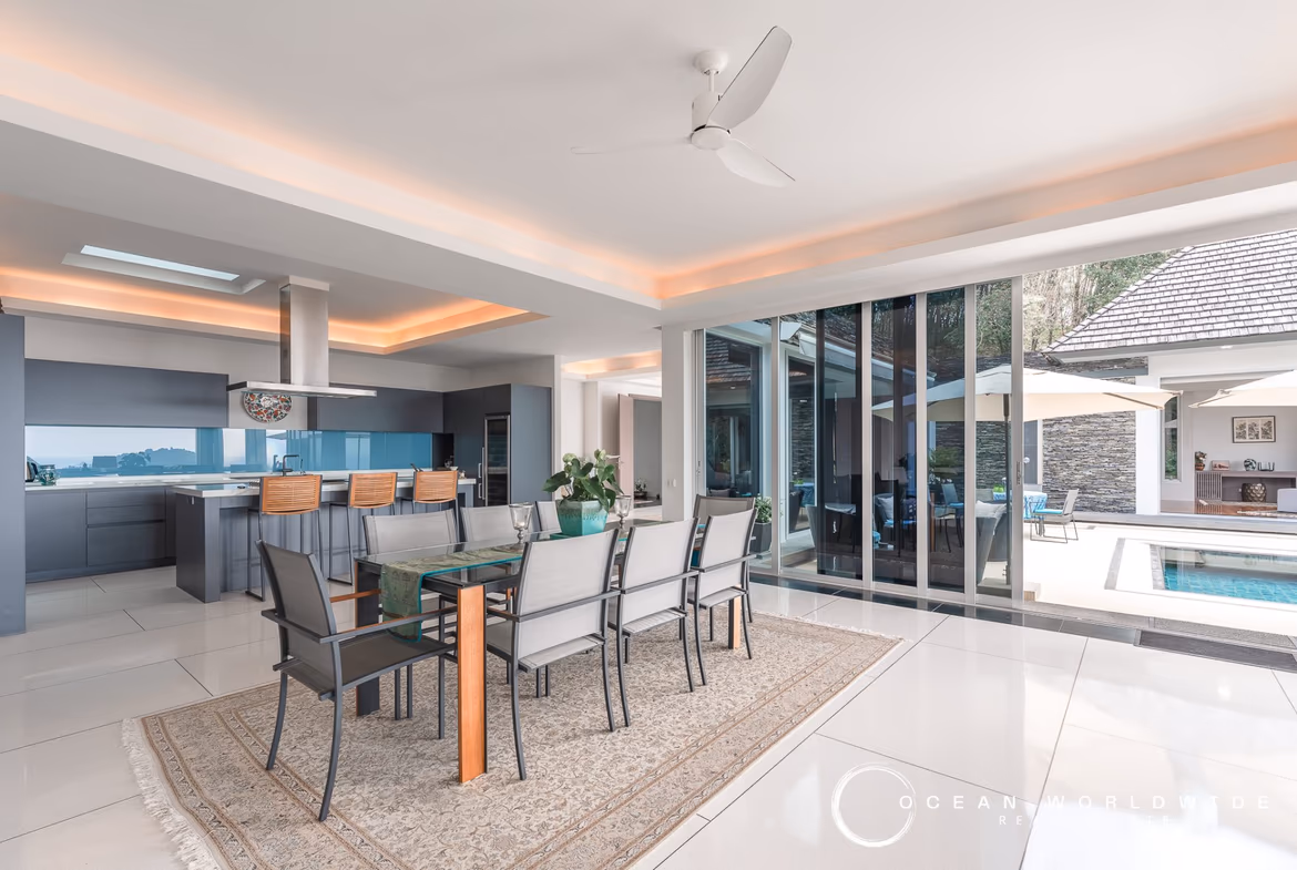 ELEVATED HILLSIDE OCEAN VIEW VILLA, LAYAN BEACH — photo 6