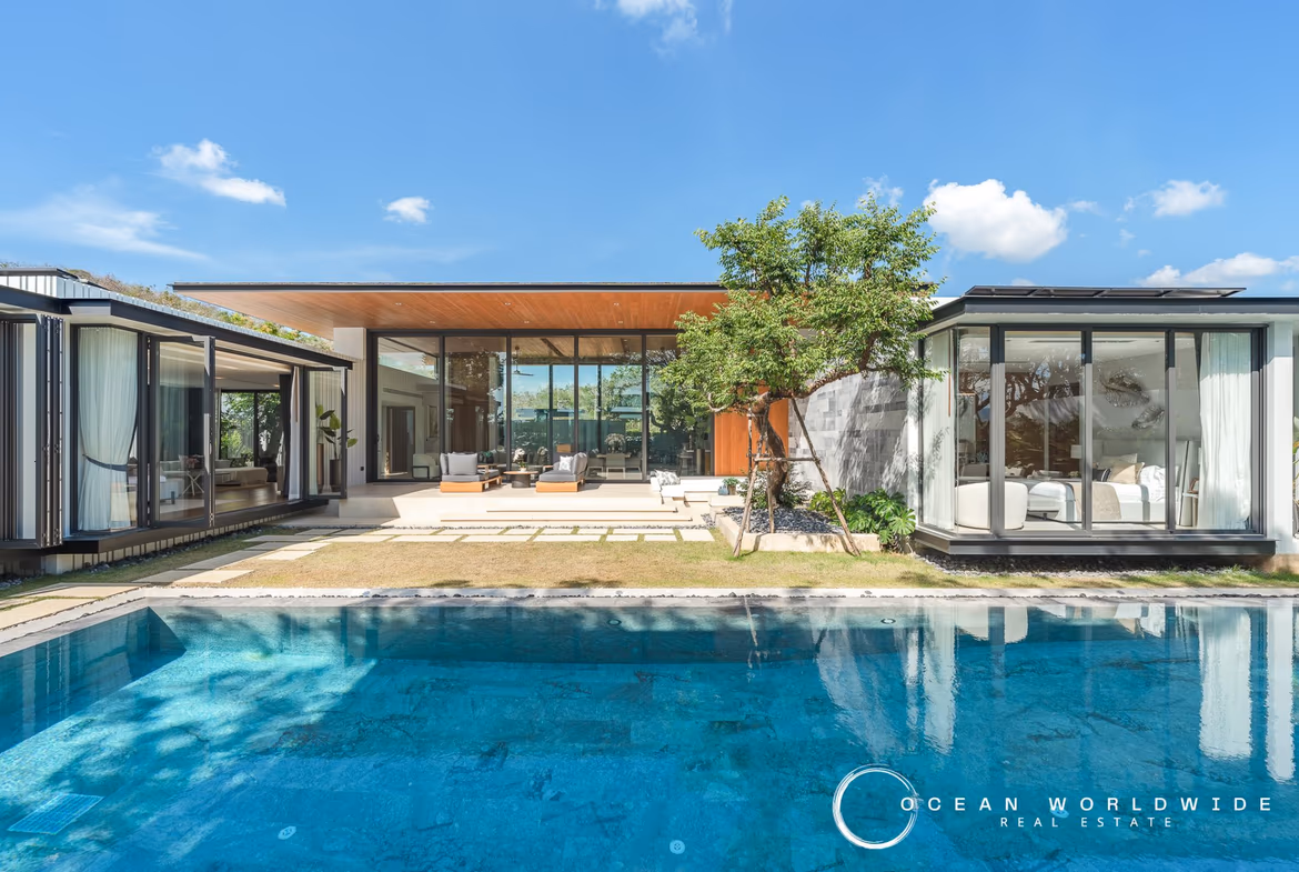 A four-bedroom villa in Layan with a private pool.