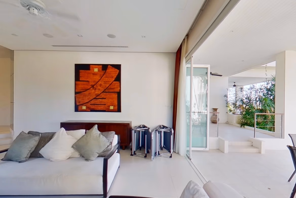 3-bedroom apartment in Layan with a large, private balcony overlooking the city.