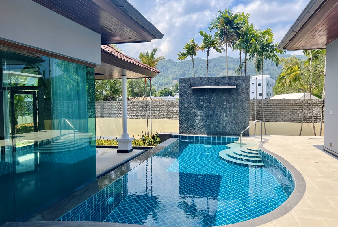 A three-bedroom villa in Bang Tao with a private swimming pool.