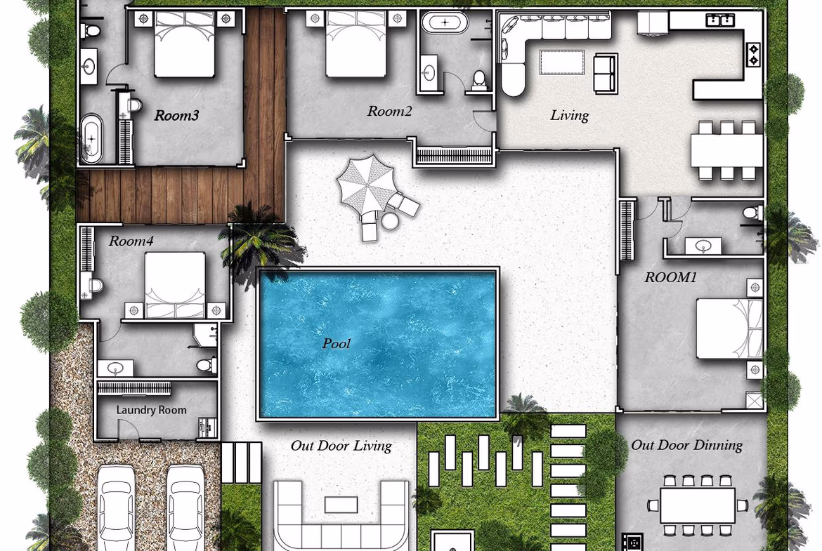 4-Bedroom Villa near Saiyaun (RRW29) — photo 5