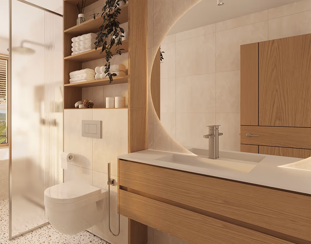 New construction three-bedroom villa in Chalong, featuring a modern architectural style. The property is located near an international school.